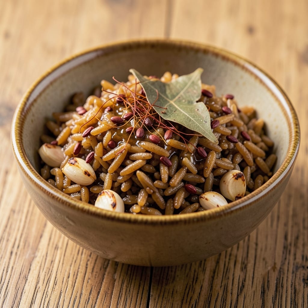 Amazing Brown Rice Recipe: Toasted Cumin and Saffron Fragrance in One Pot