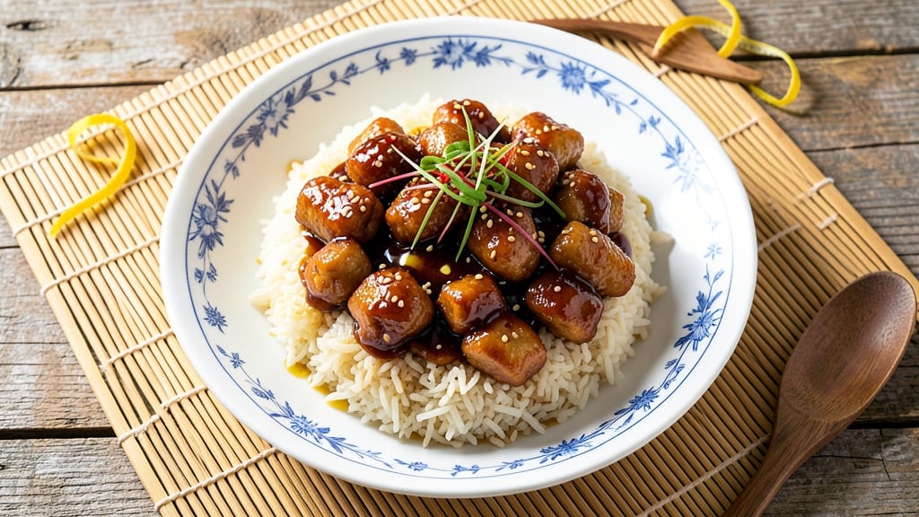 Chinese Rice and Manchurian Recipe: Wok-Fried Crispy Bites with Fragrant Five-Spice Rice