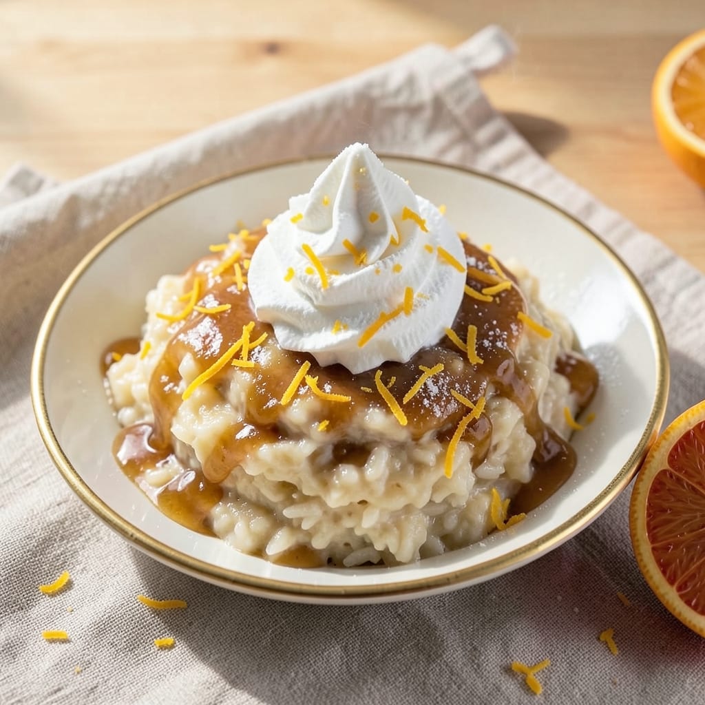 5 Star Rice Pudding Recipe: Vanilla-Orange Swirl With Toasted Coconut Crunch