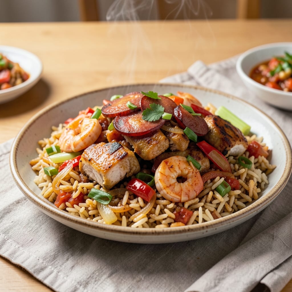 Aroma Rice Cooker Jambalaya Recipe: One-Pot Cajun Spice Harmony