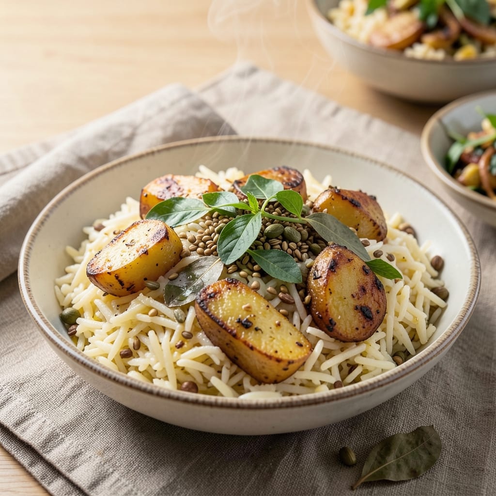 Aloo Methi Rice Recipe: Fragrant Fenugreek and Potato One-Pot Magic