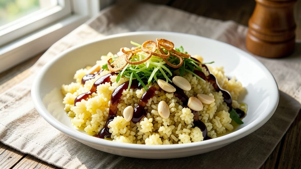 Cauliflower Rice Asian Recipe: Wok-Fried Crunch with Fragrant Ginger-Soy Gloss