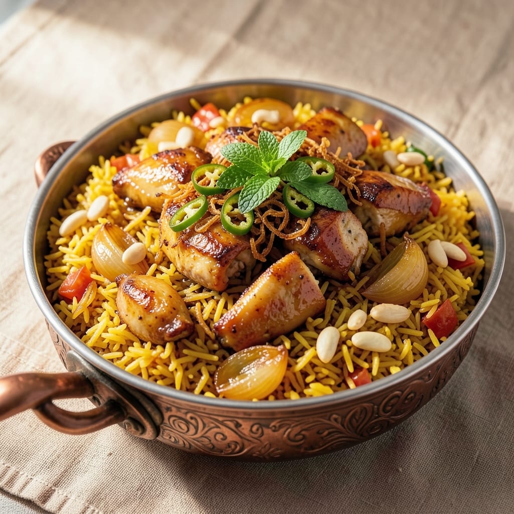 2 Kg Rice Biryani Recipe: Saffron-Infused Layered Feast for Crowds