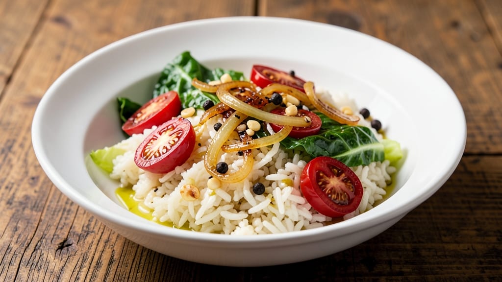 Cabbage Rice Tomato Recipe: One-Pan Mediterranean Brightness