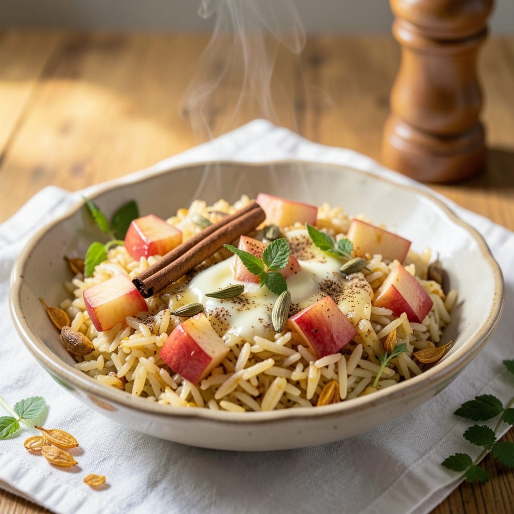 Apple Rice Indian Recipe: Fragrant Cinnamon-Spiced Apple Pilaf