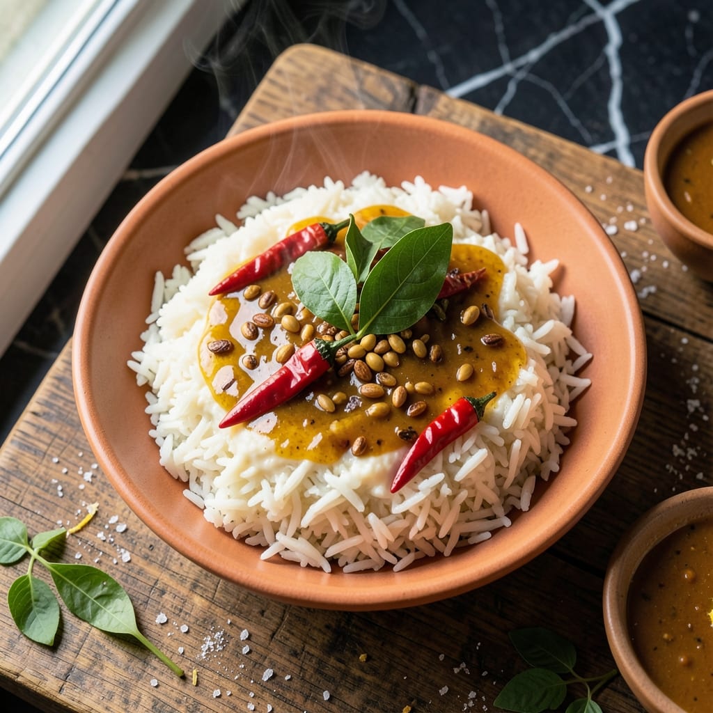 Andhra Lemon Rice Recipe: Zesty Tamarind and Curry Leaf Crunch