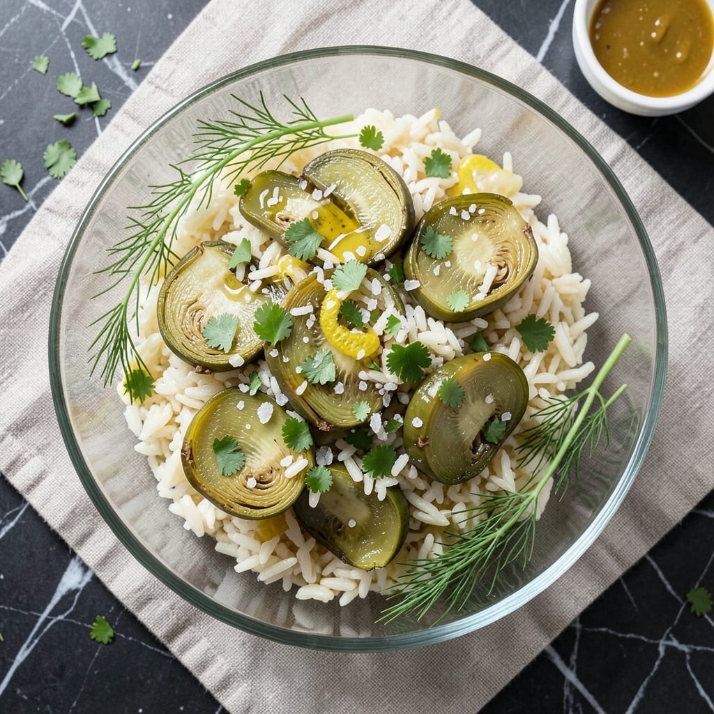 Artichoke and Rice Salad Recipe: Bright Herb-Citrus Twist in 20 Minutes
