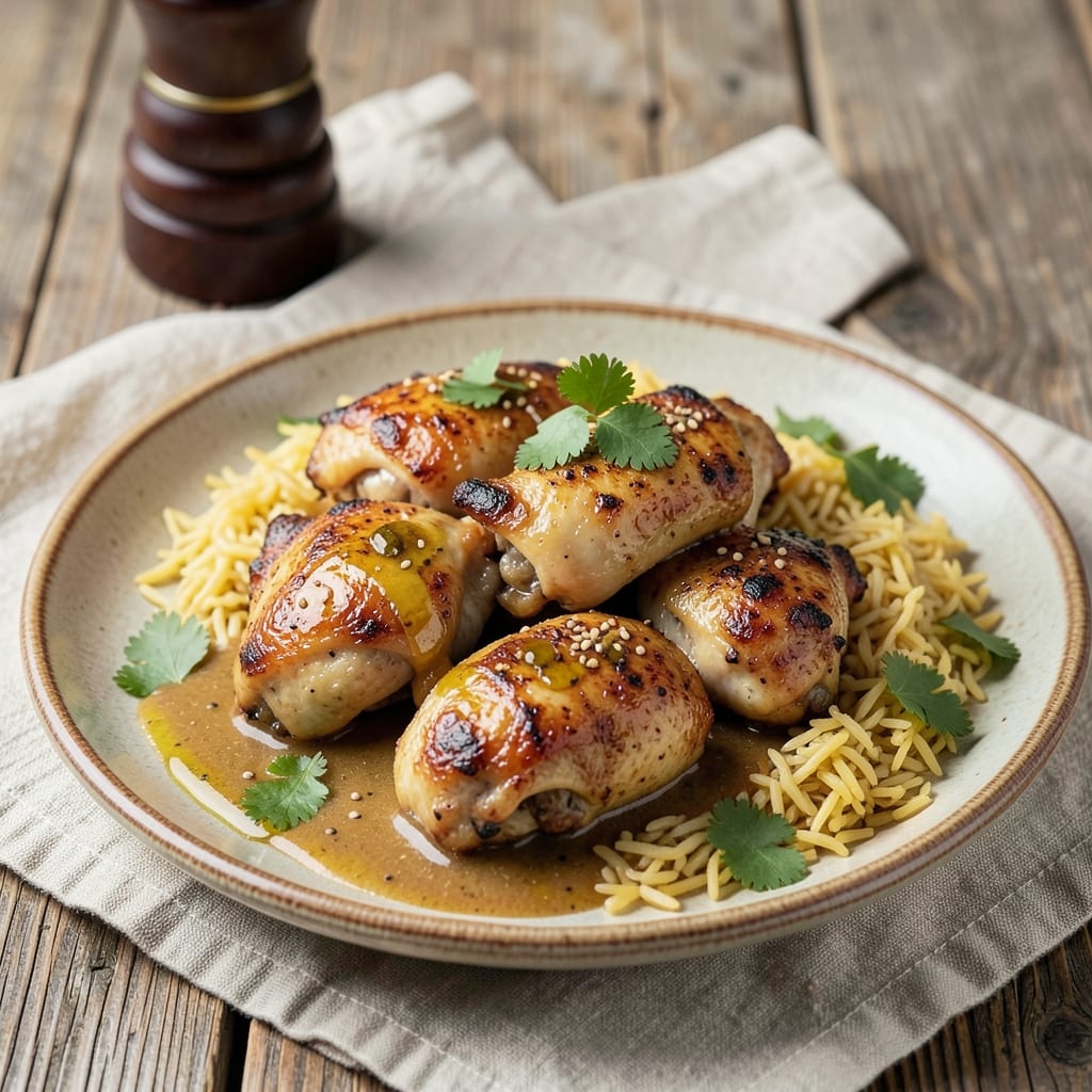 Arabic Chicken and Rice Recipe: Spiced One-Pot Fragrance With Golden Crust