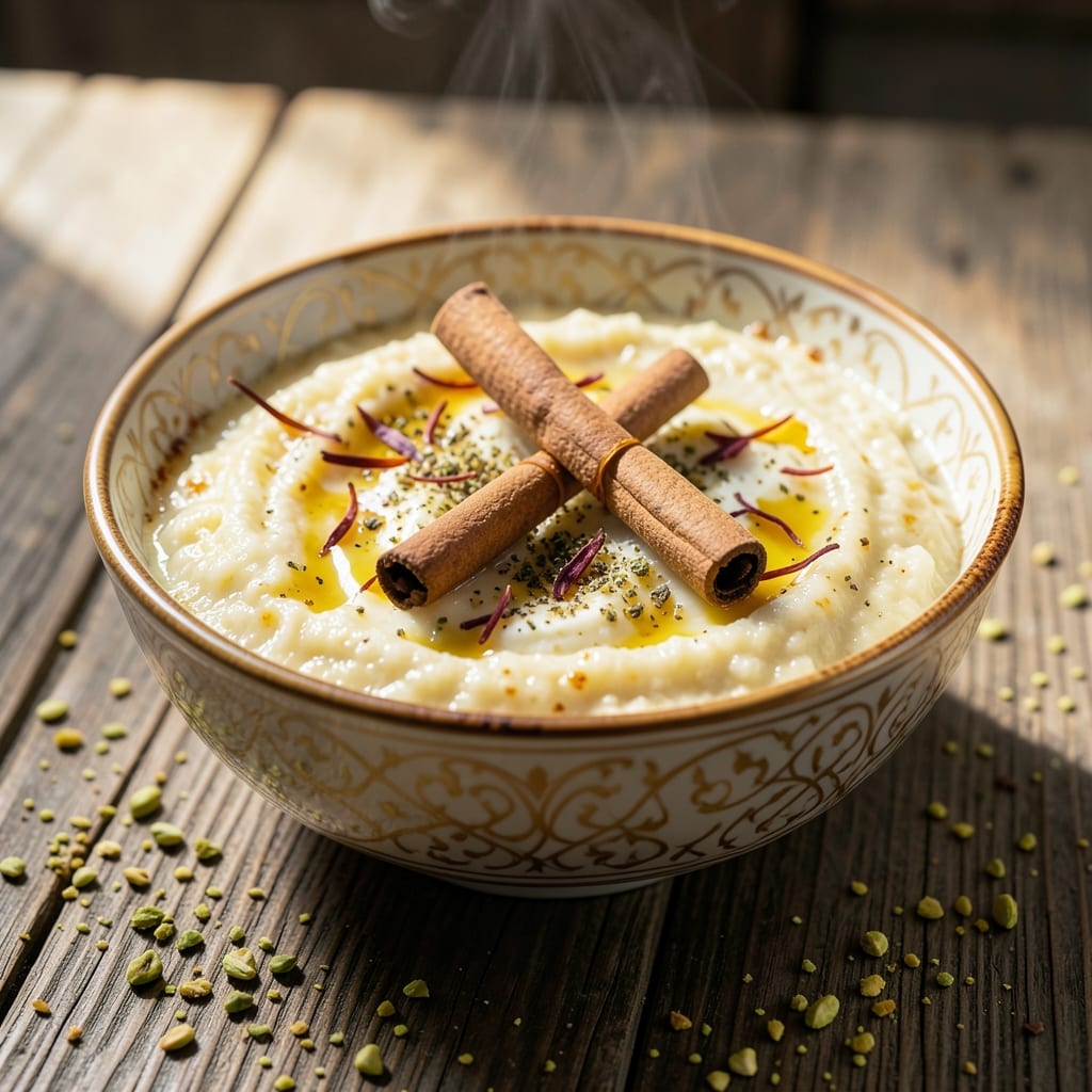 Arabic Rice Pudding Recipe: Fragrant Saffron and Cardamom Dream