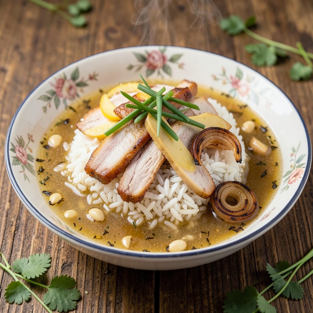Arroz Caldo Recipe Cooked Rice: Filipino Comfort Bowl With Silky Rice and Pork