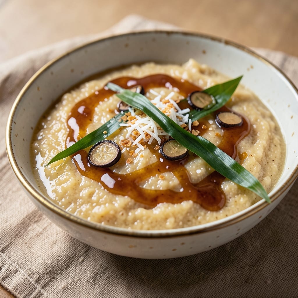 Asian Rice Pudding Recipe: Coconut Milk Velvet With Toasted Sesame Stars