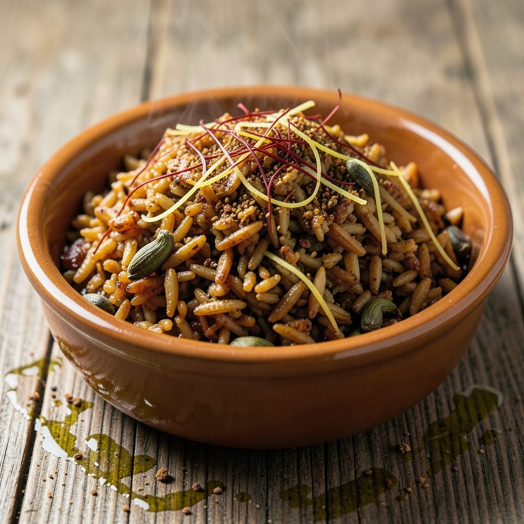 Arabic Brown Rice Recipe: Toasted Spice and Lemon Zest Infusion