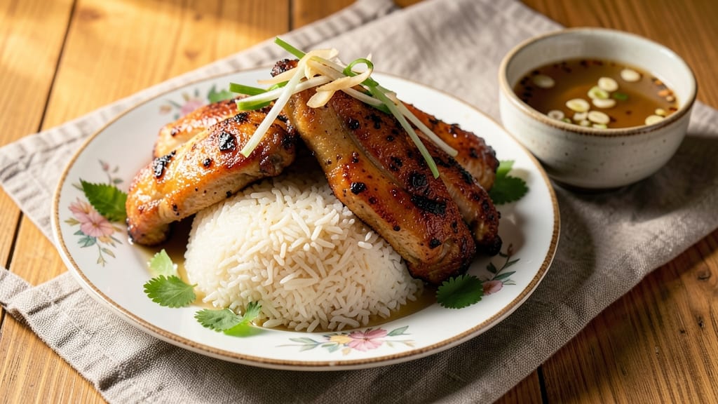 Chinese Style Chicken Rice Recipe: Fragrant Five-Spice Rice and Silky Chicken