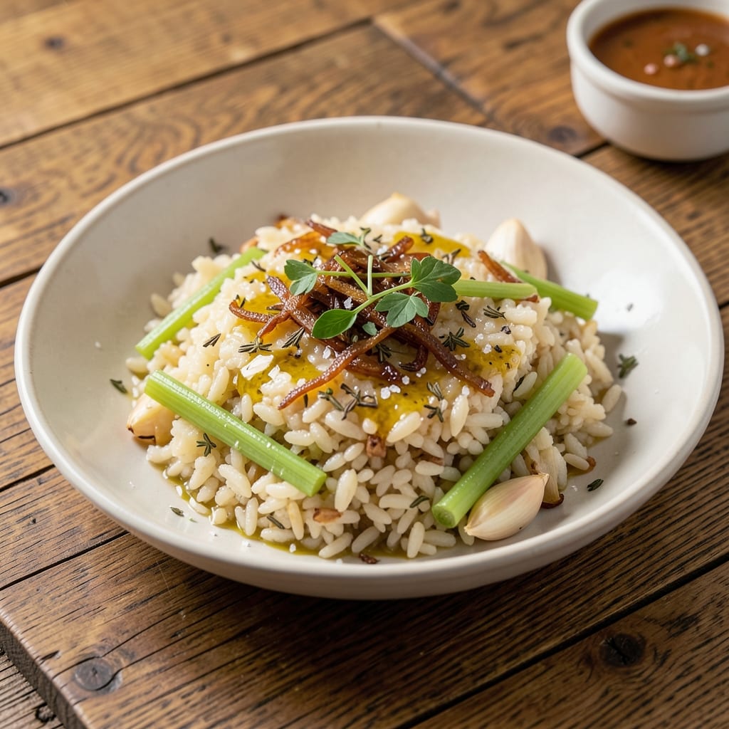 Anthony's Rice Pilaf Recipe: Jasmine and Toasted Herb Pilaf Magic