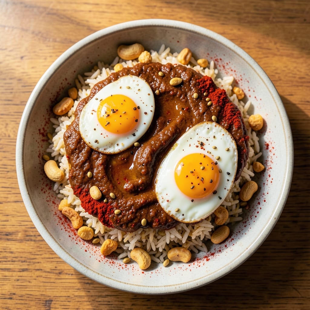 Andhra Egg Fried Rice Recipe: Spicy Tamarind and Mustard Seed Crunch