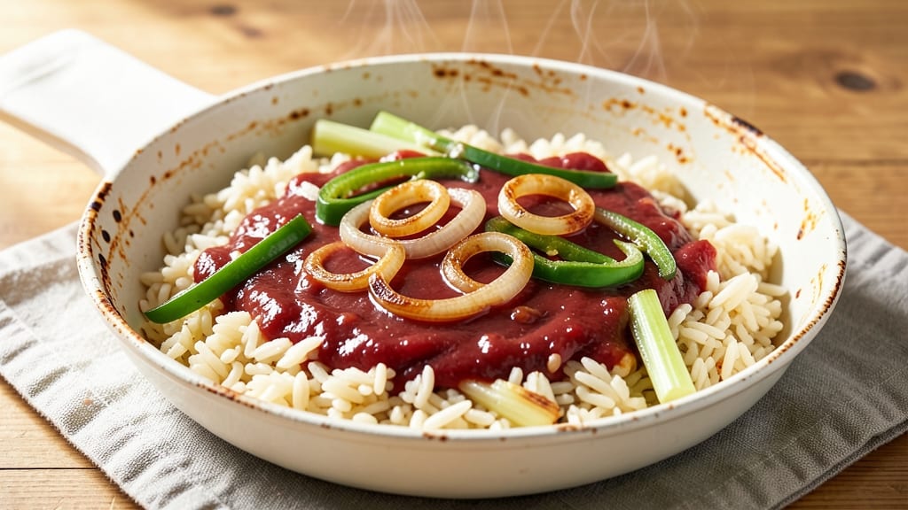 Campbell's Fiesta Rice Recipe: Smoky Tomato-Celery Crunch in One Pan