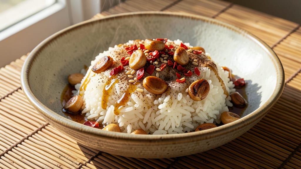 Chilli Garlic Rice Recipe: Bold Wok Heat With Fragrant Five-Spice Crunch