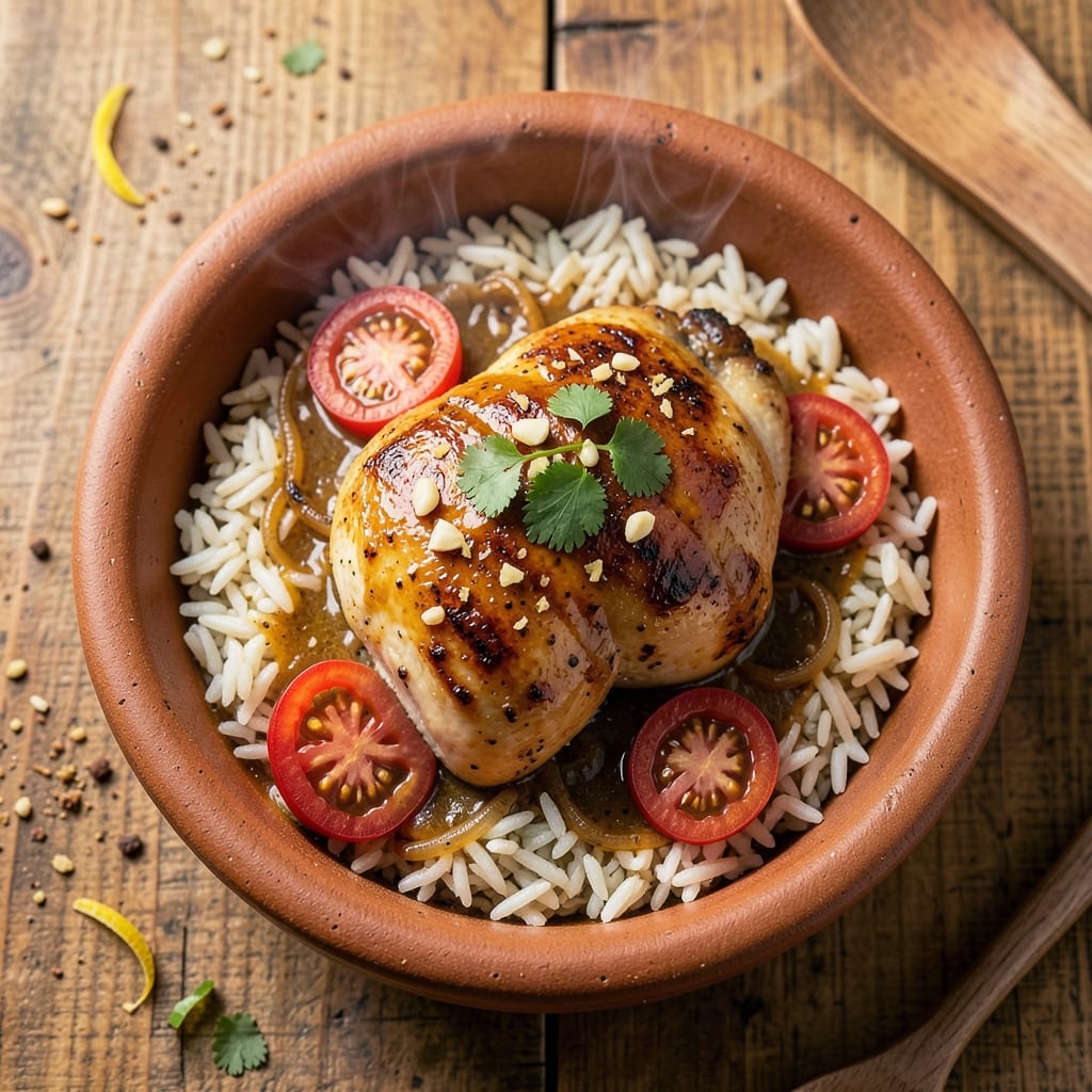 Adels Chicken Over Rice Recipe: Slow-Cooked Spice-Infused Tender Bites