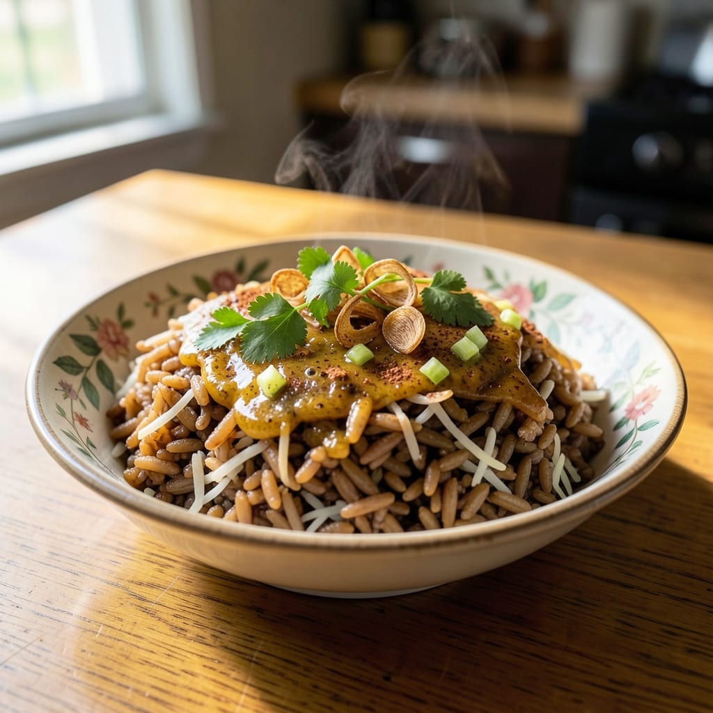 Aroma Brown Rice Recipe: Fragrant Jasmine and Toasted Spice Pilaf