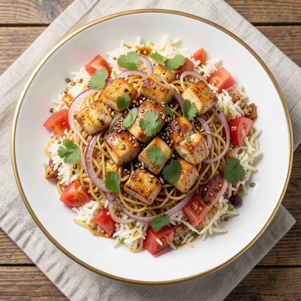 Arabic Fried Rice Recipe: Spiced Golden Crust With Toasted Vermicelli Twists