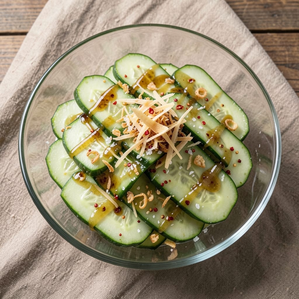 Asian Cucumber Salad Recipe with Rice Vinegar: Cooling Crunch With Zesty Umami Bite