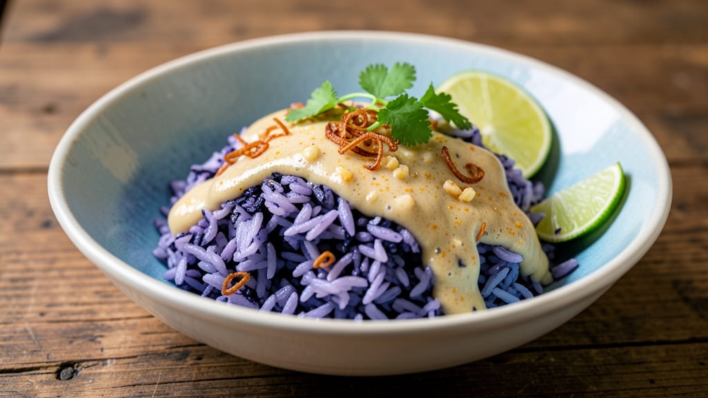 Butterfly Pea Rice Recipe: Vibrant Purple-to-Blue Magic in One Pot