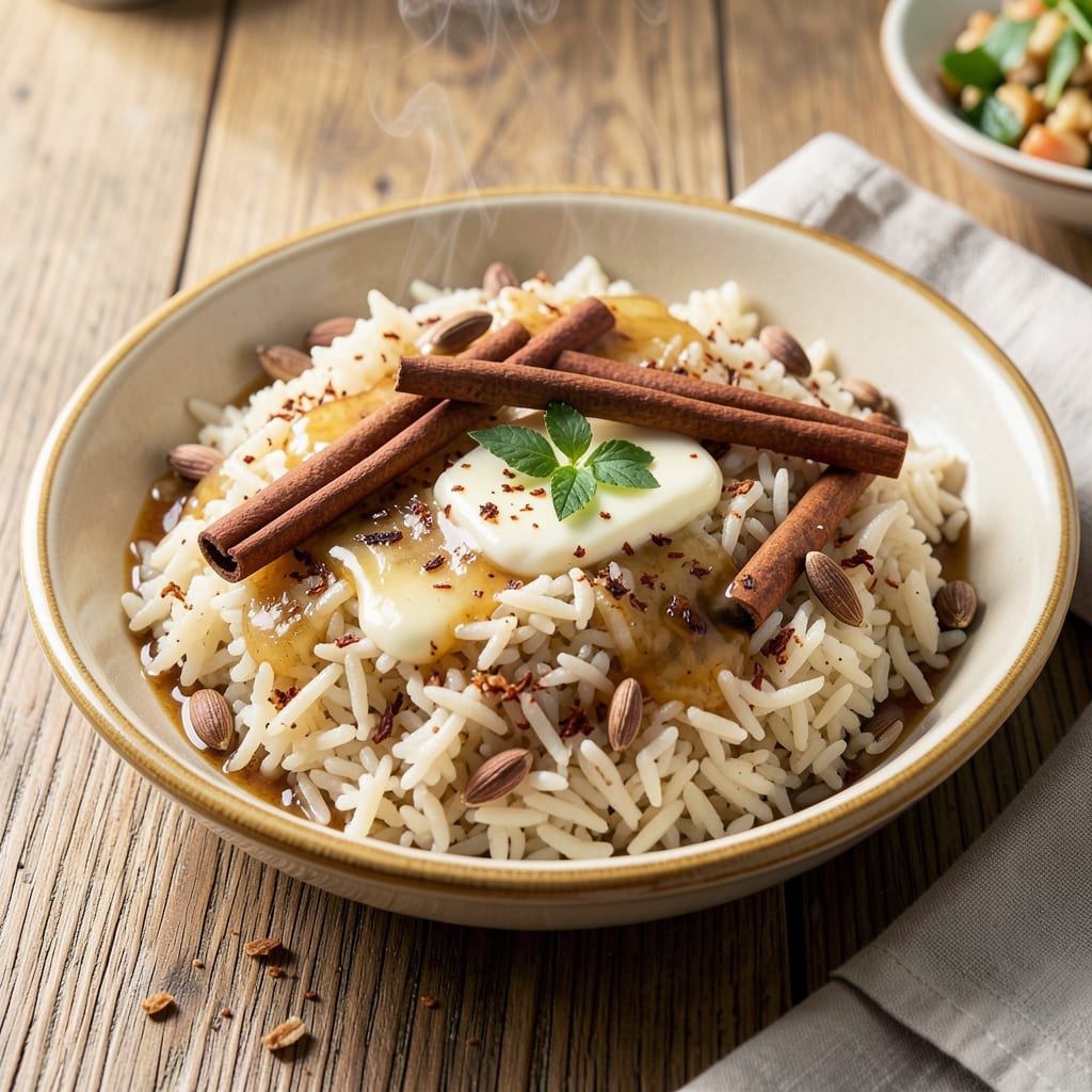 Arabic White Rice Recipe: Fragrant Saffron and Toasted Spice Perfection