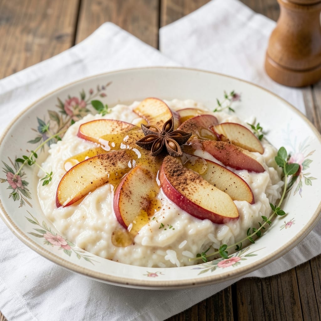 Apple Rice Pudding Recipe: Spiced Cinnamon and Vanilla Comfort