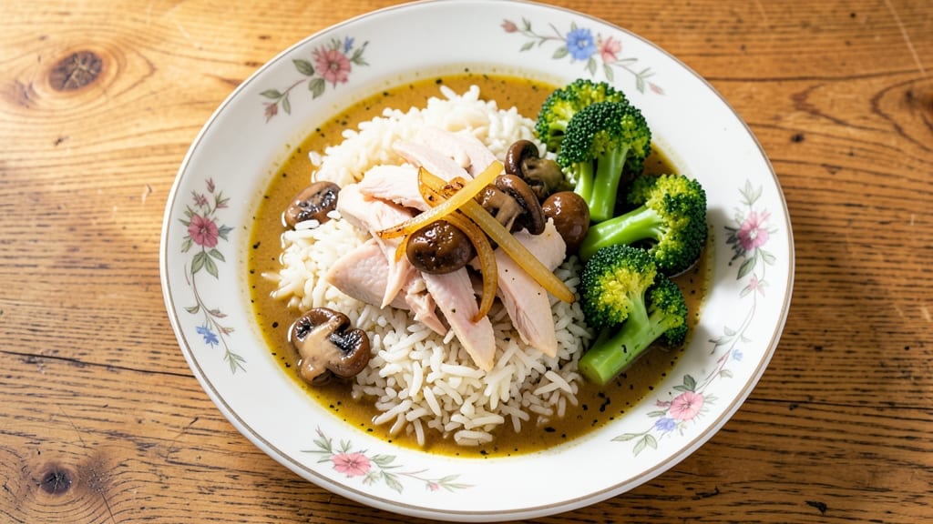 Chicken Mushroom Soup with Rice and Broccoli Recipe: One-Pot Comfort in 30 Minutes