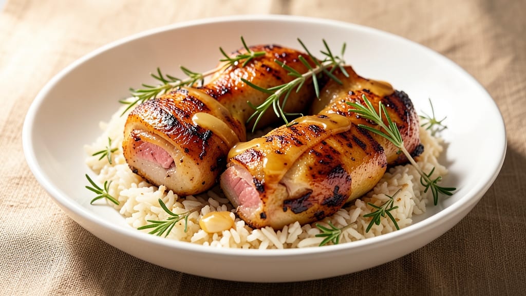 Chicken Thighs Over Rice Recipe: One-Pan Herb Butter Sear and Steamy Fragrance