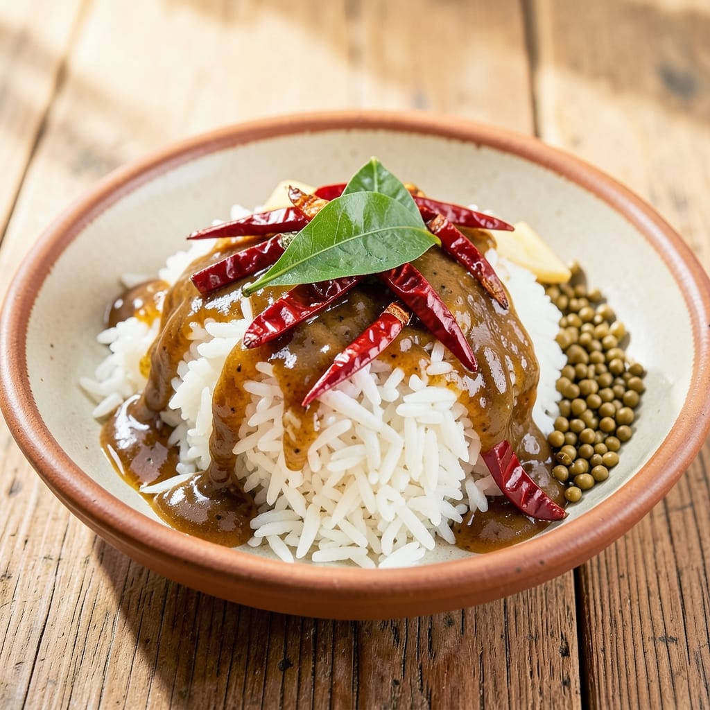 Andhra Tamarind Rice Recipe: Tangy Tamarind and Toasted Rice Crunch