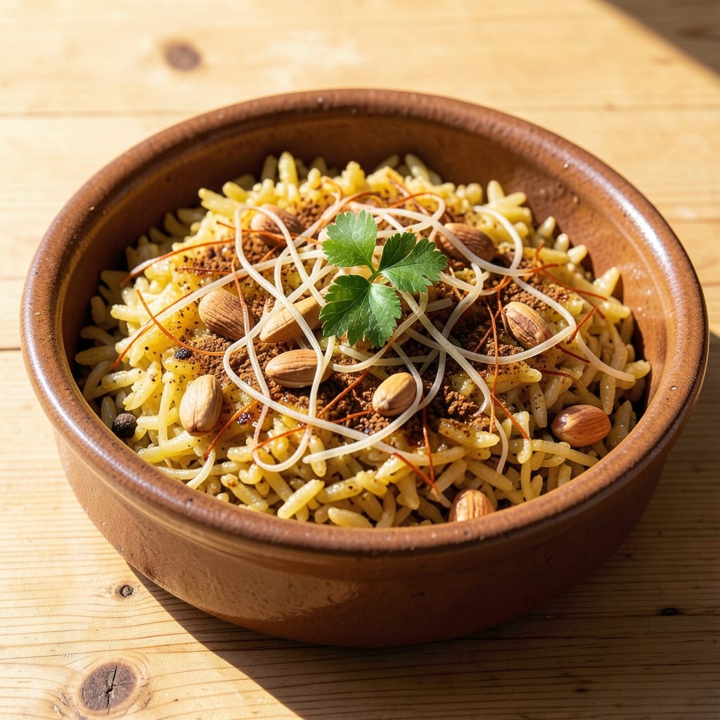 Armenian Rice Pilaf With Vermicelli Recipe: Toasted Spice and Herb Harmony