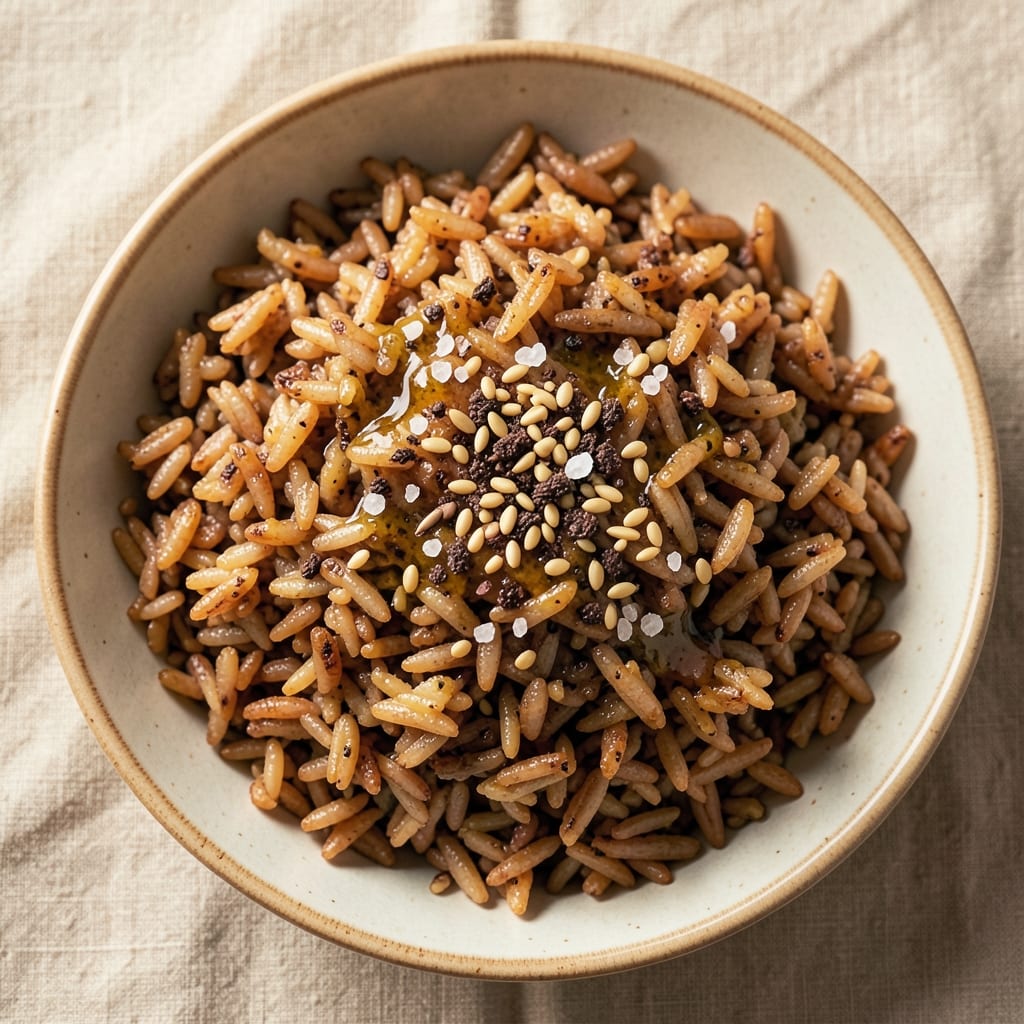 Aroma Rice Cooker Brown Rice Recipe: Toasted Cumin Crunch in One Pot