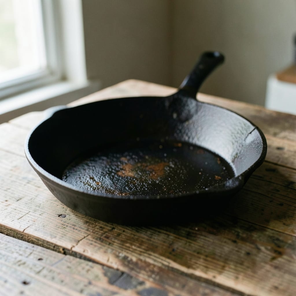 The cast iron skillet