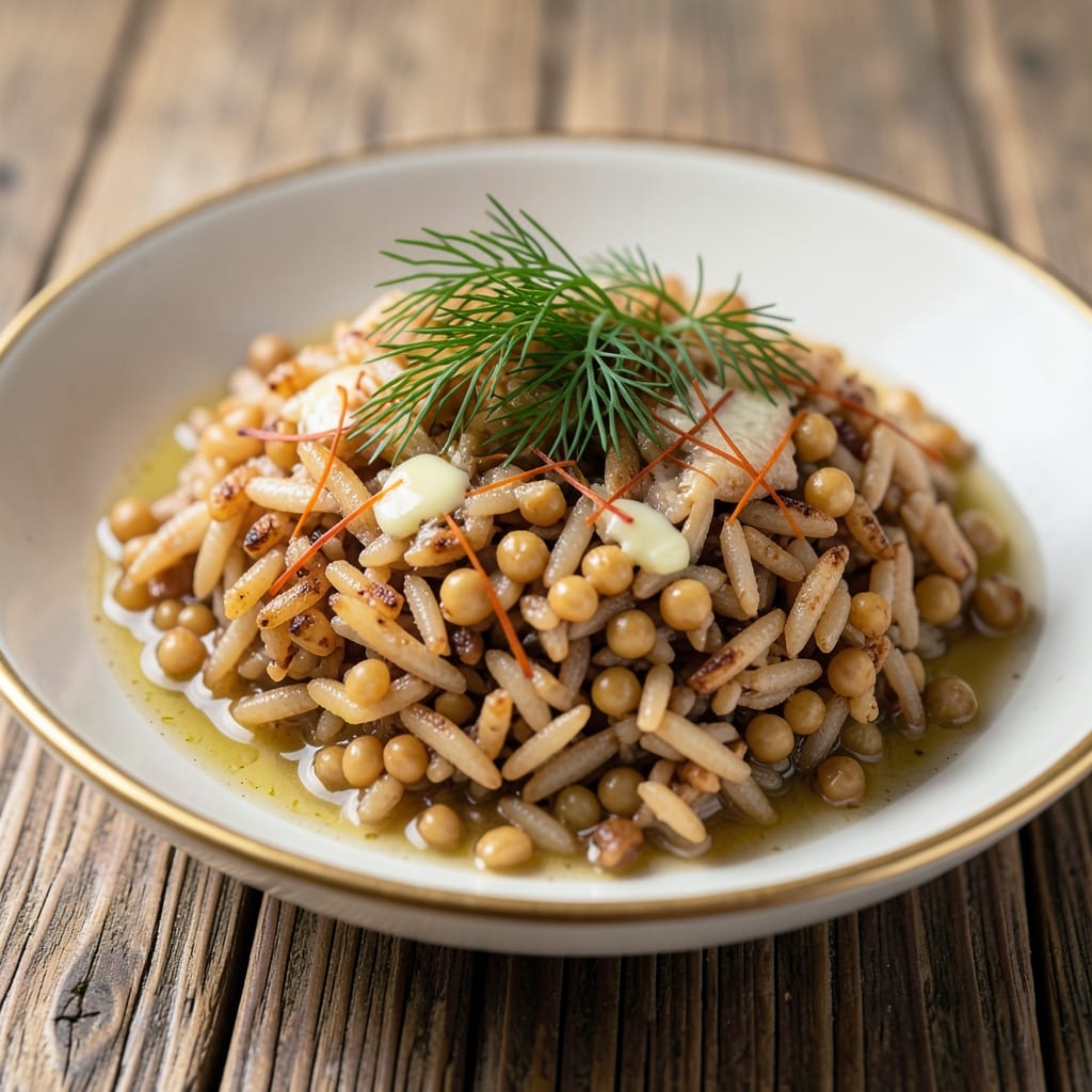 Armenian White Rice Recipe: Fragrant Saffron and Toasted Barley Flavor