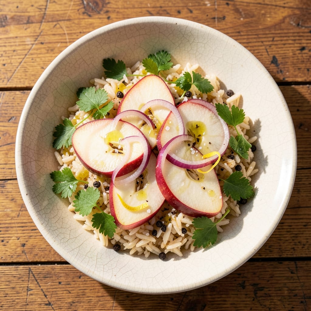 Apple Rice Salad Recipe: Crunchy Apple & Herb Brightness in 20 Minutes