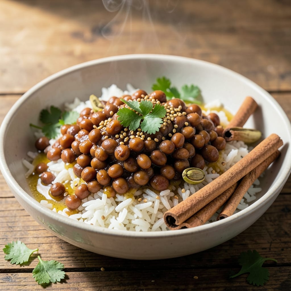 Akkha Masoor Rice Recipe: Spiced Lentils and Jasmine Rice Harmony