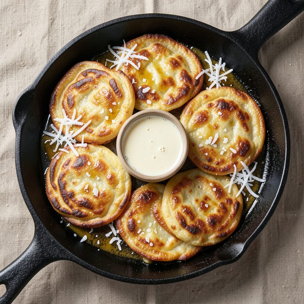 Appam Recipe With Rice Flour Without Yeast: Lacy Coconut Pancakes in 15 Minutes