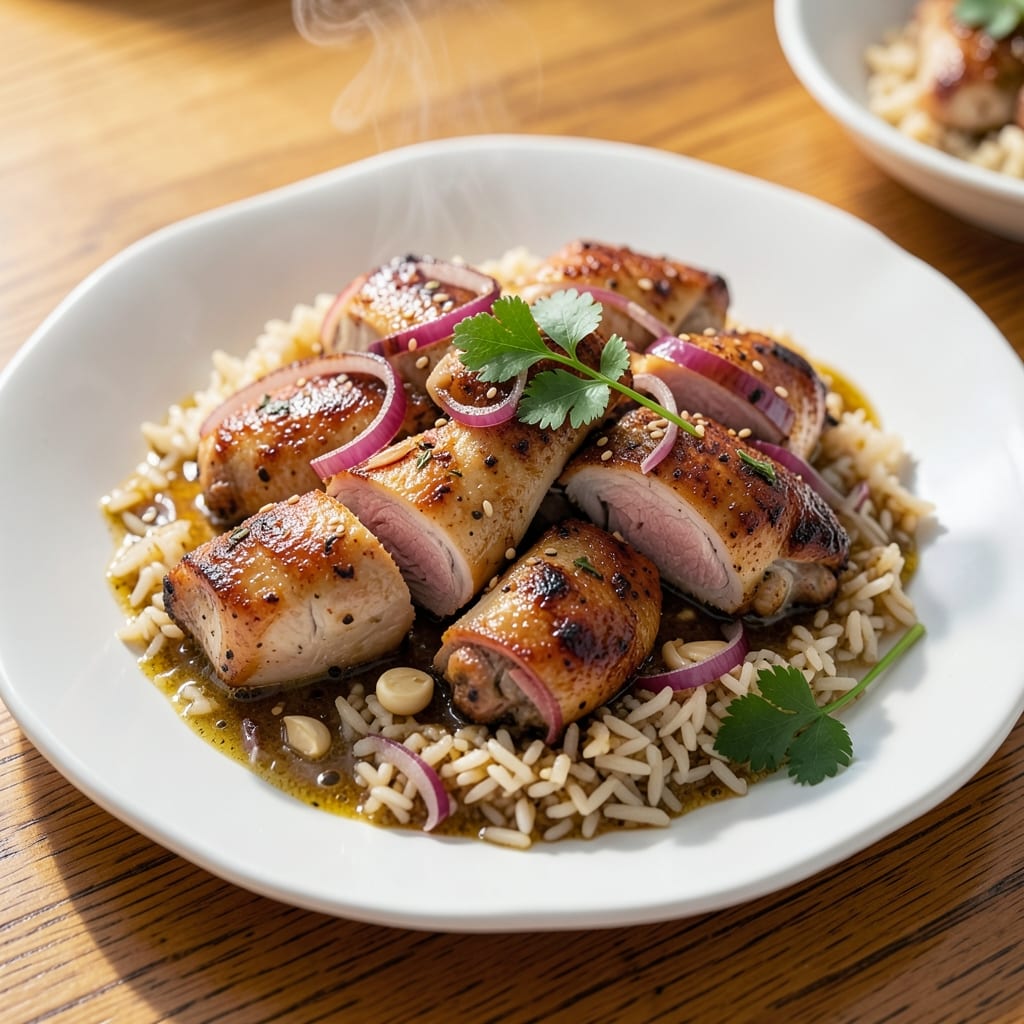 15-Minute Chicken and Rice Recipe: One-Pan Protein-Packed Powerhouse