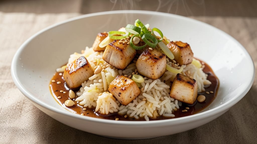 Chicken Cube Rice Recipe: Wok-Seared Protein Meets Fragrant Five-Spice Rice