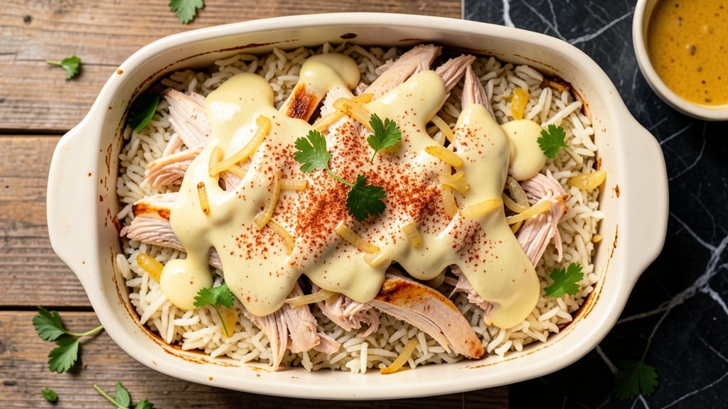 Chicken and Rice Casserole Recipe With Mayonnaise: Creamy, Crisp-Topped Comfort in One Dish