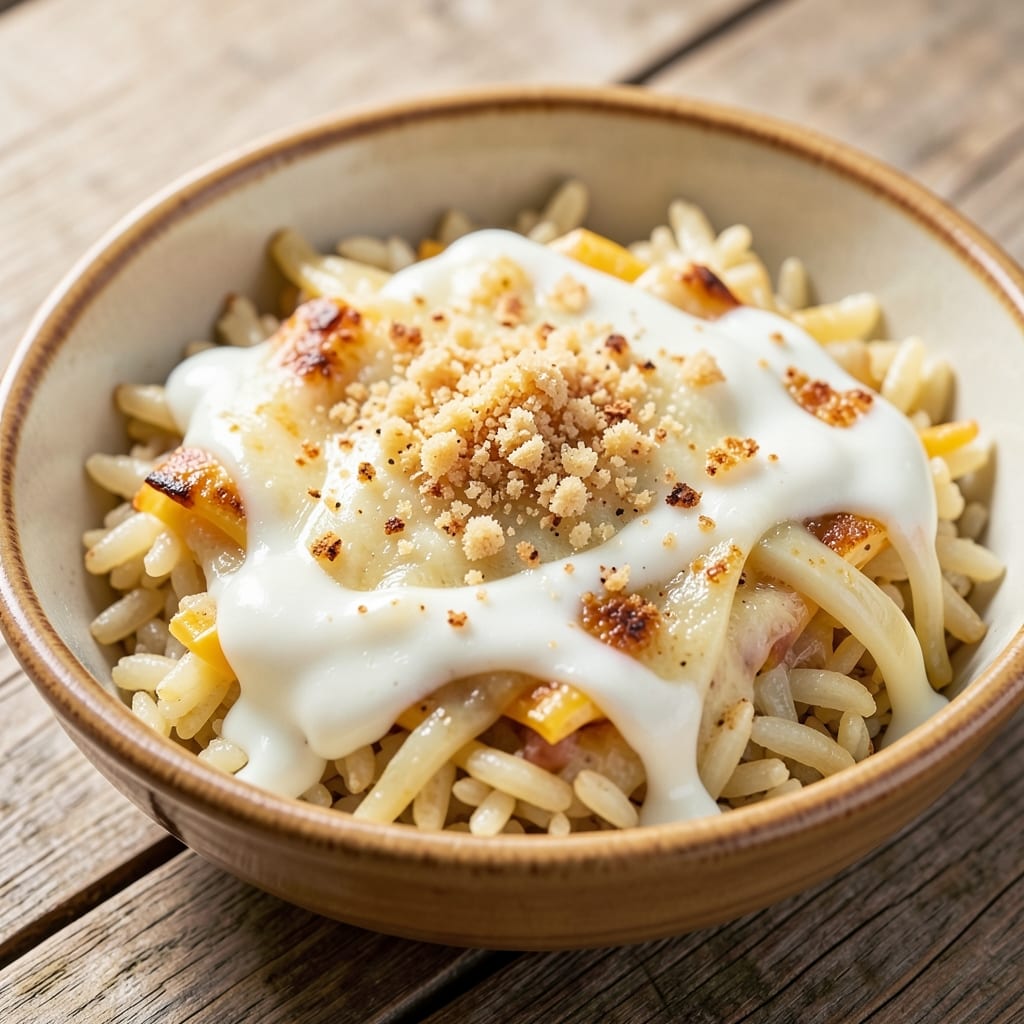 4 Cheese Rice A Roni Recipe: Melty Triple-Layer Cheese Magic