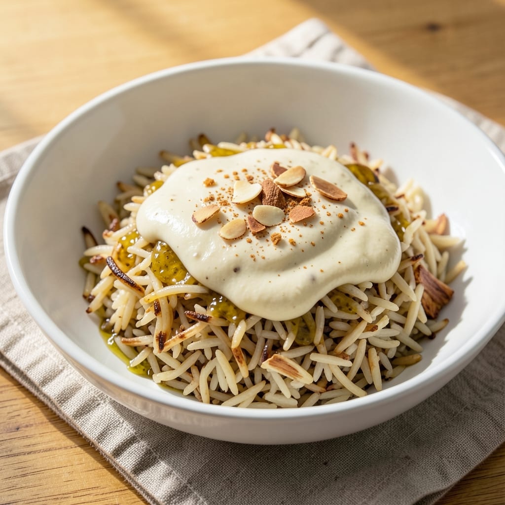 Almond Milk Rice Recipe: Fragrant Coconut-Creamed Pilaf